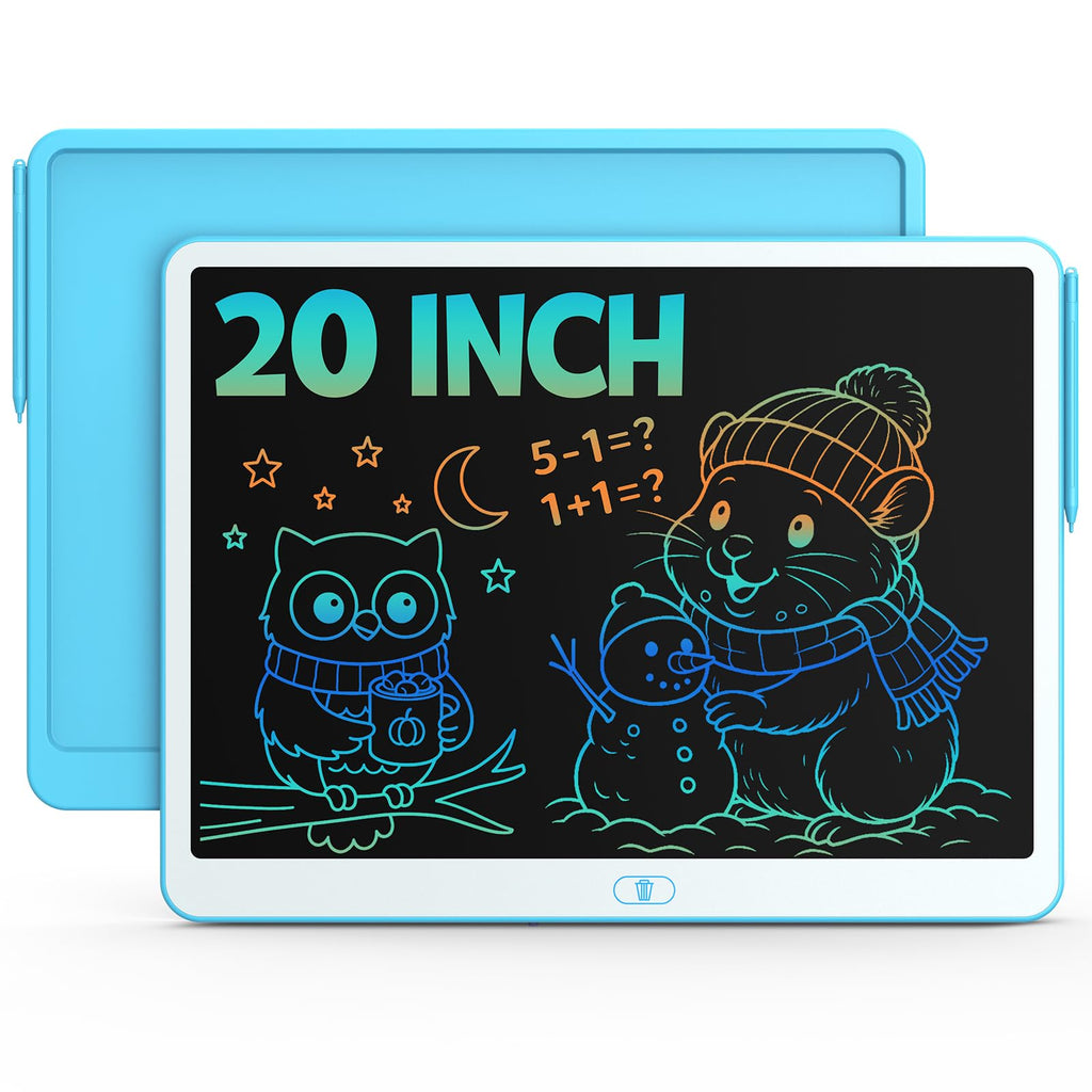 Bravokids Toys for 3-6 Years Old Girls Boys, LCD Writing Tablet 10 Inch Doodle Board, Electronic Drawing Pads, Educational Birthday Gift for 3 4 5 6 7 8 Years Old Kids Toddler (Blue)