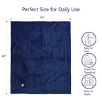 Manta Elétrica Tefici, Super Aconchegante e Macia, Flanela de 2 Camadas 50" x 60", Manta Aquecida com 3 Níveis de Aquecimento e Desligamento Automático em 4 Horas, Lavável na Máquina, Certificada ETL e FCC, Uso Residencial e Escritório, Cor Camelo