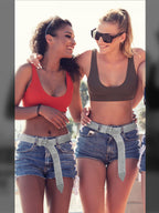 Geyoga 2 Pieces Women Rhinestone Belt for Dress Crystal Diamond Shiny Wide Waist Ladies Belt(Medium, Fit Waist Size 27-34 Inch,Silver)