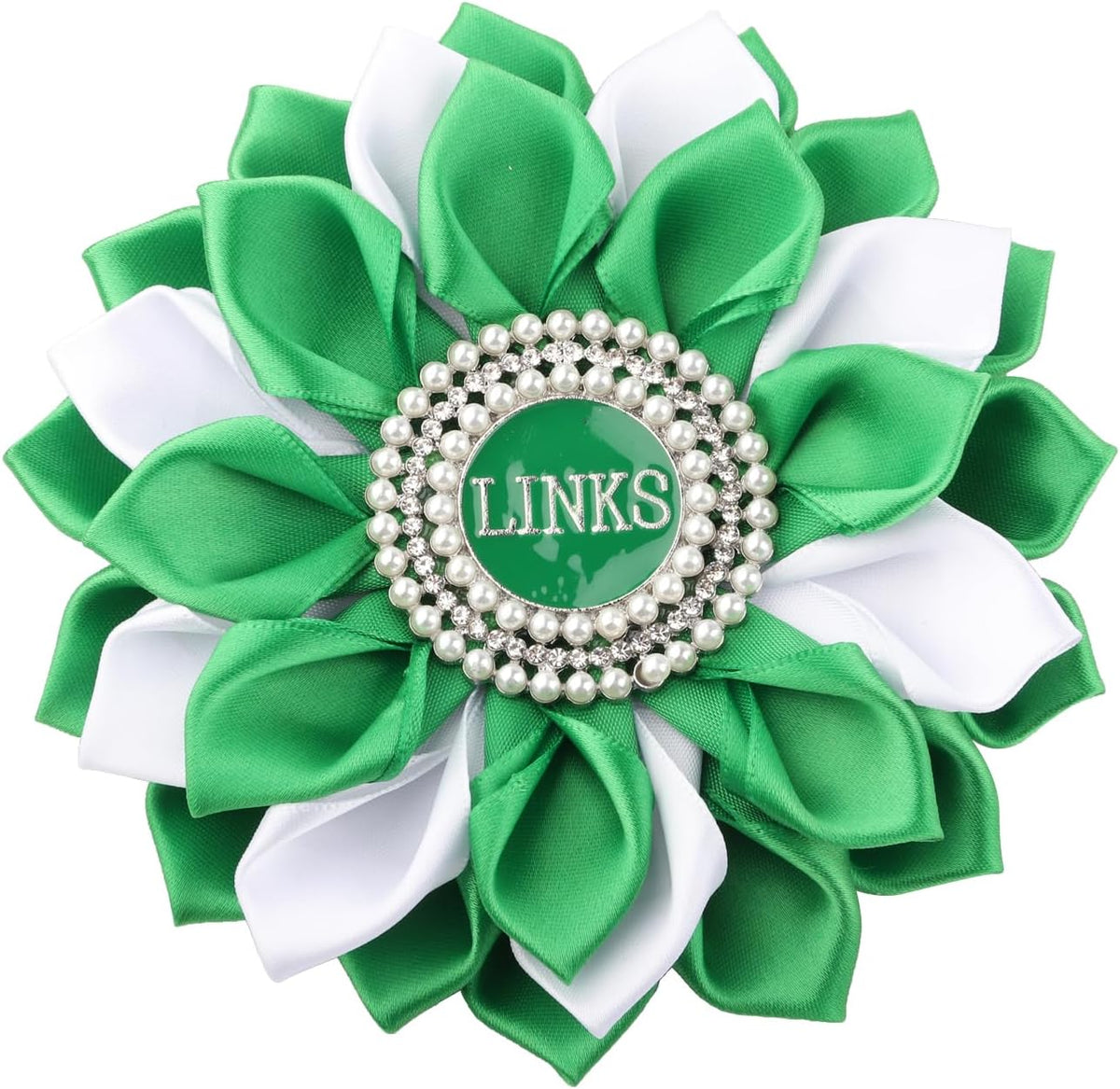 CENWA Sorority Brooch Gift Green Sorority Sister Flower Brooch Pin Greek Sorority Gift for Women