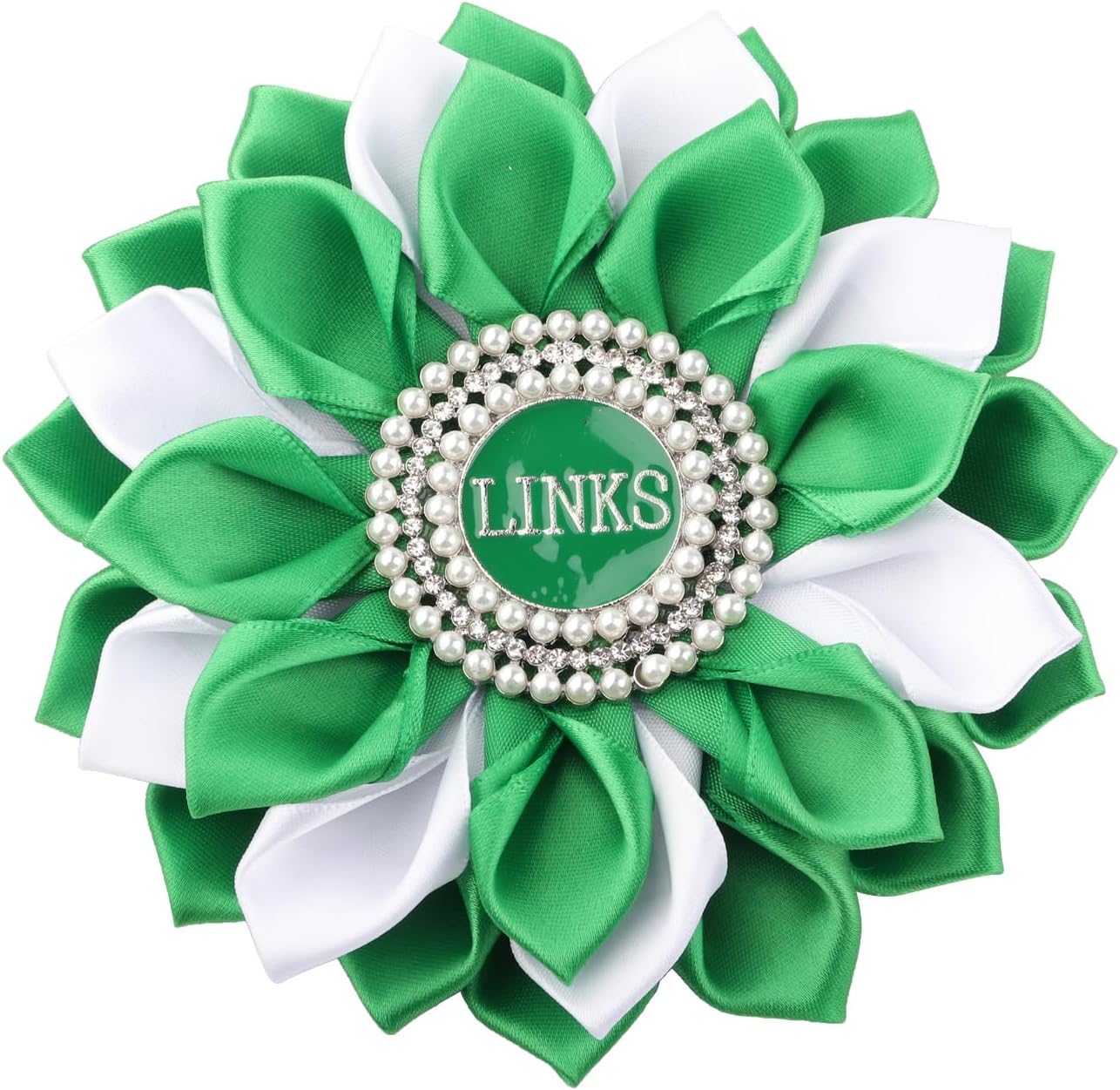 CENWA Sorority Brooch Gift Green Sorority Sister Flower Brooch Pin Greek Sorority Gift for Women