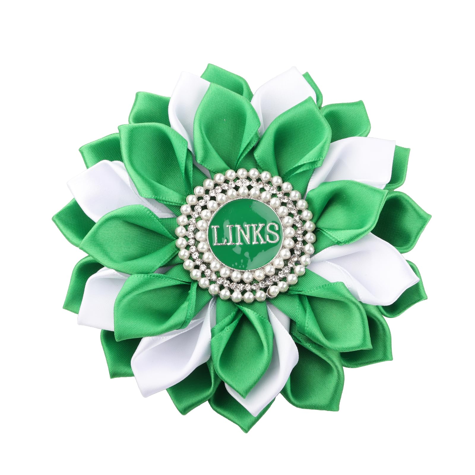 CENWA Sorority Brooch Gift Green Sorority Sister Flower Brooch Pin Greek Sorority Gift for Women