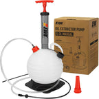 EWK 6L Vacuum Oil Extractor Pump, Portable Fluid Extractor Oil Change Pump for Automotive, Marine Boat, Jet Ski, Fast Oil Change & Quick Drain Fluid Evacuator