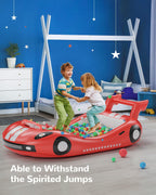 Lit gonflable pour enfants QPAU, lit de voyage pour tout-petits avec côtés, pour camping, voyage, hôtel ou usage domestique, pompe à main incluse