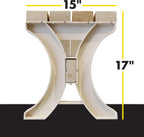 2x4basics 90140 Custom AnySize Table, 5.5 x 15.5 x 16.25, Light brown
