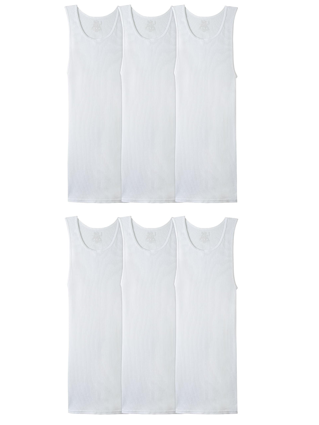 Fruit of the Loom Men's Sleeveless Tag Free Moisture Wicking Tank A-Shirt