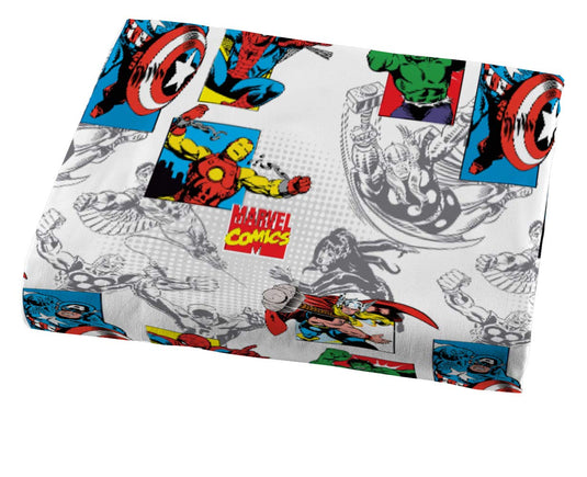 Jay Franco Marvel Spidey and His Amazing Friends Team Spidey Twin Size Sheet Set - 3 Piece Set Super Soft and Cozy Kid’s Bedding - Fade Resistant Microfiber Sheets (Official Marvel Product)