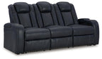 Signature Design by Ashley Next-Gen DuraPella Power Reclining Sofa with Adjustable Headrest, Sand