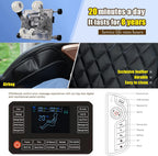 Luxury Massage Chair Full Body, SL-Track Zero Gravity Massage Chairs with Mat, Back Heating, AI Voice Control, Thai Stretch, Airbags Deep Tissue Massage Black