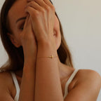 18K Gold Plated Pearl Beaded Chain Cross Bracelets for Women Adjustable Stainless Steel Dainty Thin Gold Box Cuban Twisted Link Chain Bracelet Bridesmaid Jewelry