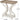 Christopher Knight Home Esther French Country Accent Table with Rectangular Top, Natural + Distressed White