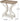 Christopher Knight Home Esther French Country Accent Table with Rectangular Top, Natural + Distressed White