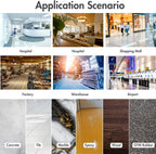 Ride-On Floor Scrubber Machine, 22" Brush, Complete Set of Parts, 5 Hours Continuous Working Time, 18.5 Gal Tanks, 48,000 Sqft/H Efficiency RT70