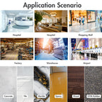 SUNMAX RT50 Walk-behind Floor Scrubber Dryer Machine, 22" Cleaning Width, 31" Suction Width, 14.5-gal Sewage Tank, 200 RPM, Complete Set of Parts