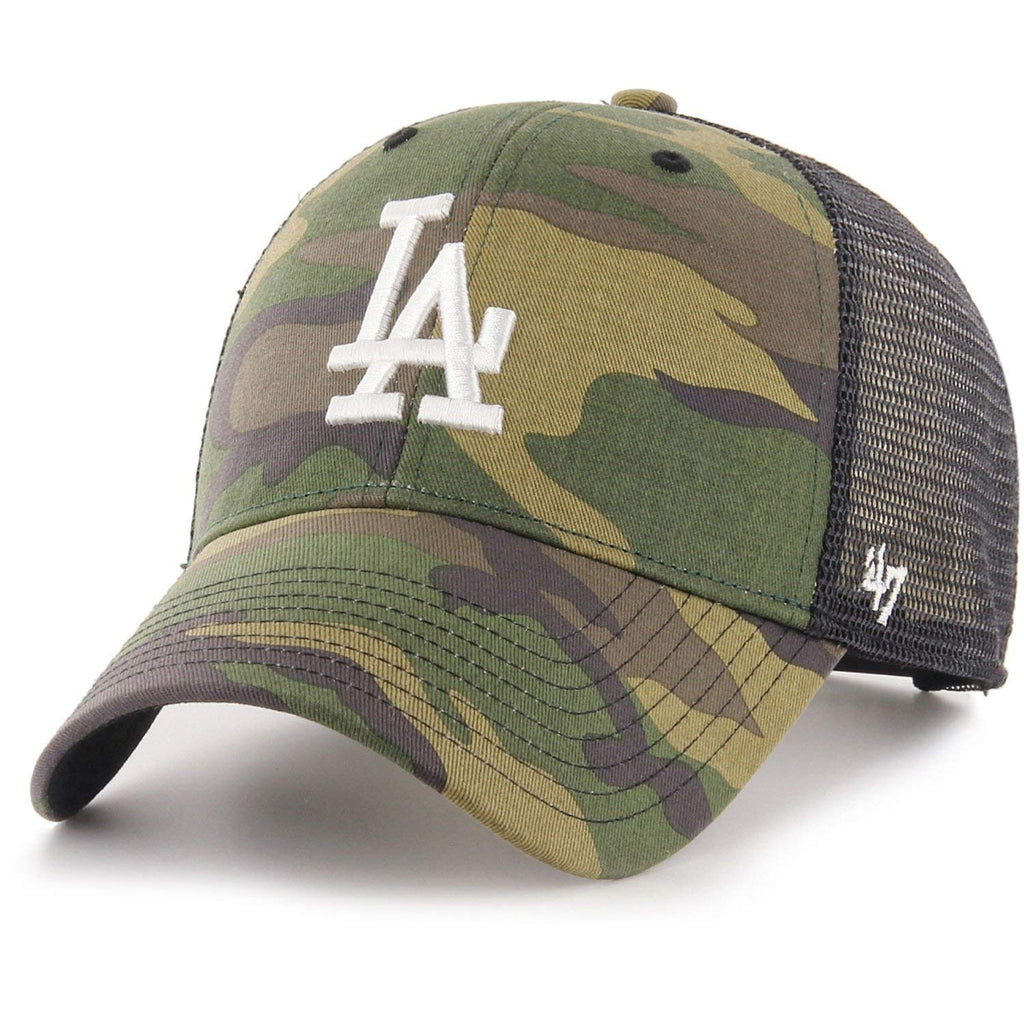47 Brand Los Angeles Dodgers Branson Cap B-CBRAN12GWP-CMD, Herre, kasketter, Camo, One Size US