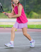 Witwot Butterfly Shorts Piger, 2-i-1 Teen/Børne Pige Flydende Shorts, 7-8 År, Sort