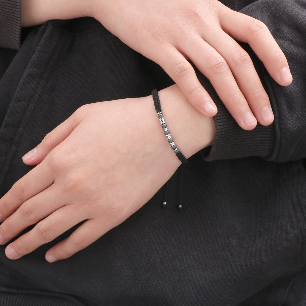 JoycuFF Tue keinem weh Inspirierende Morse-Code-Armbänder für Frauen Männer Motivations-Geburtstags-Weihnachts-Strang-Schmuck Lustig Einzigartig Weibliche Freundin Freundschaft Abschlussgeschenke