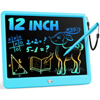 Bravokids Toys for 3-6 Years Old Girls Boys, LCD Writing Tablet 10 Inch Doodle Board, Electronic Drawing Pads, Educational Birthday Gift for 3 4 5 6 7 8 Years Old Kids Toddler (Blue)