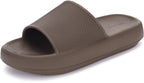 BRONAX Pillow Slippers for Women and Men | House Slides Shower Sandals | Cushioned Thick Sole