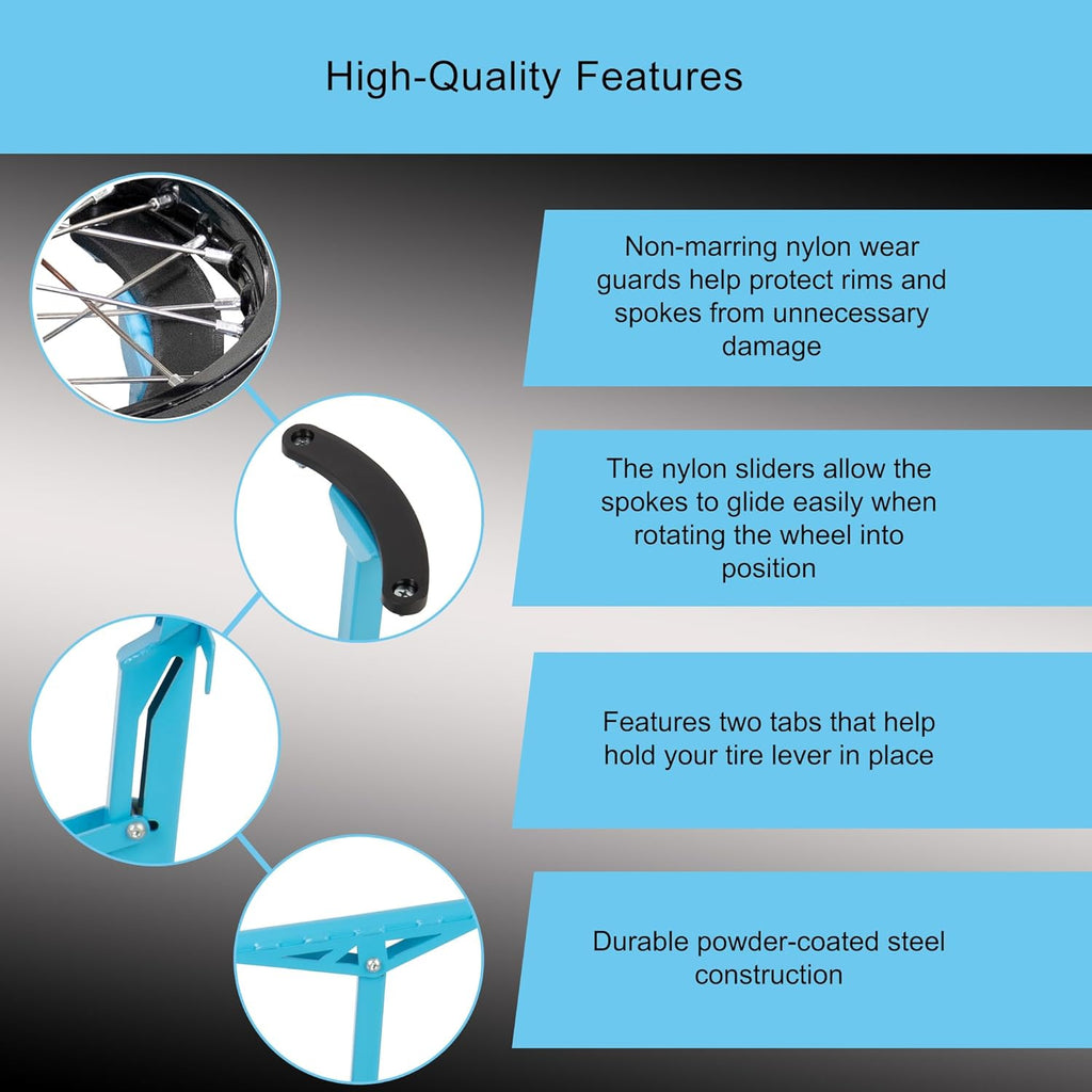 Neutron Speed Pro Dirt Bike and Dual Sport Tire Changer/Bead Breaker/Mousse Changer/Suitable for Tubes