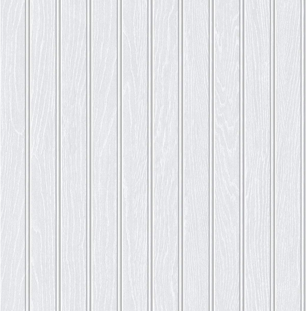 Décor Direct "Petaluma, Beadboard 18' x 20.5"" Peel & Stick Wallpaper Roll, Off-White