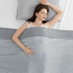 Elegear Revolutionary Cooling Blanket Queen Absorbs Heat to Keep Body Cool for Night Sweats, Arc-Chill3.0 Cool Fiber Q-Max>0.5 for Hot Sleepers, Lightweight Summer Cold Blankets for Sleeping 79“ x 86”