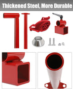 Upgrade Manual Tire Changer Duck Head Kit with Silver Cone, with Tire Changer Duck Head Fit for Most Car Tires (with Silver Cone)