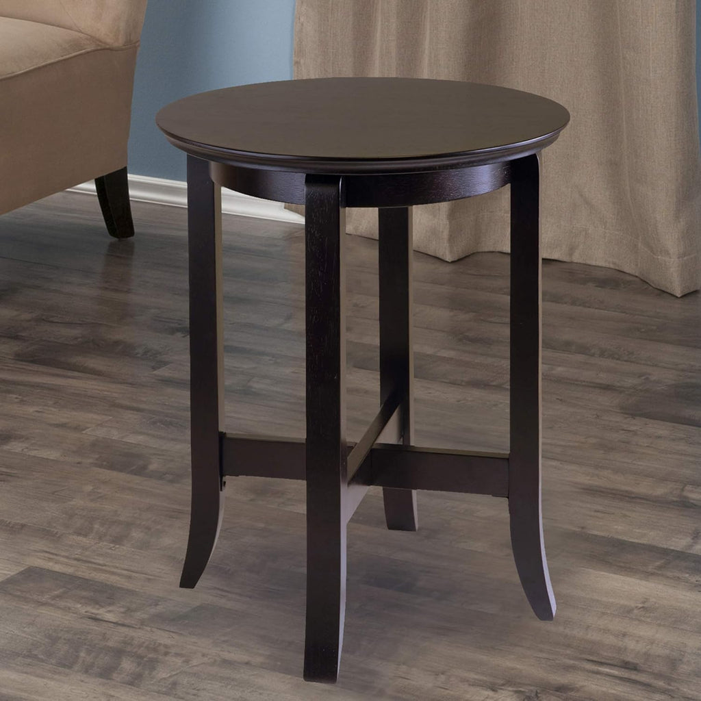 Winsome Toby Occasional Table, 18 inches, Dark Espresso