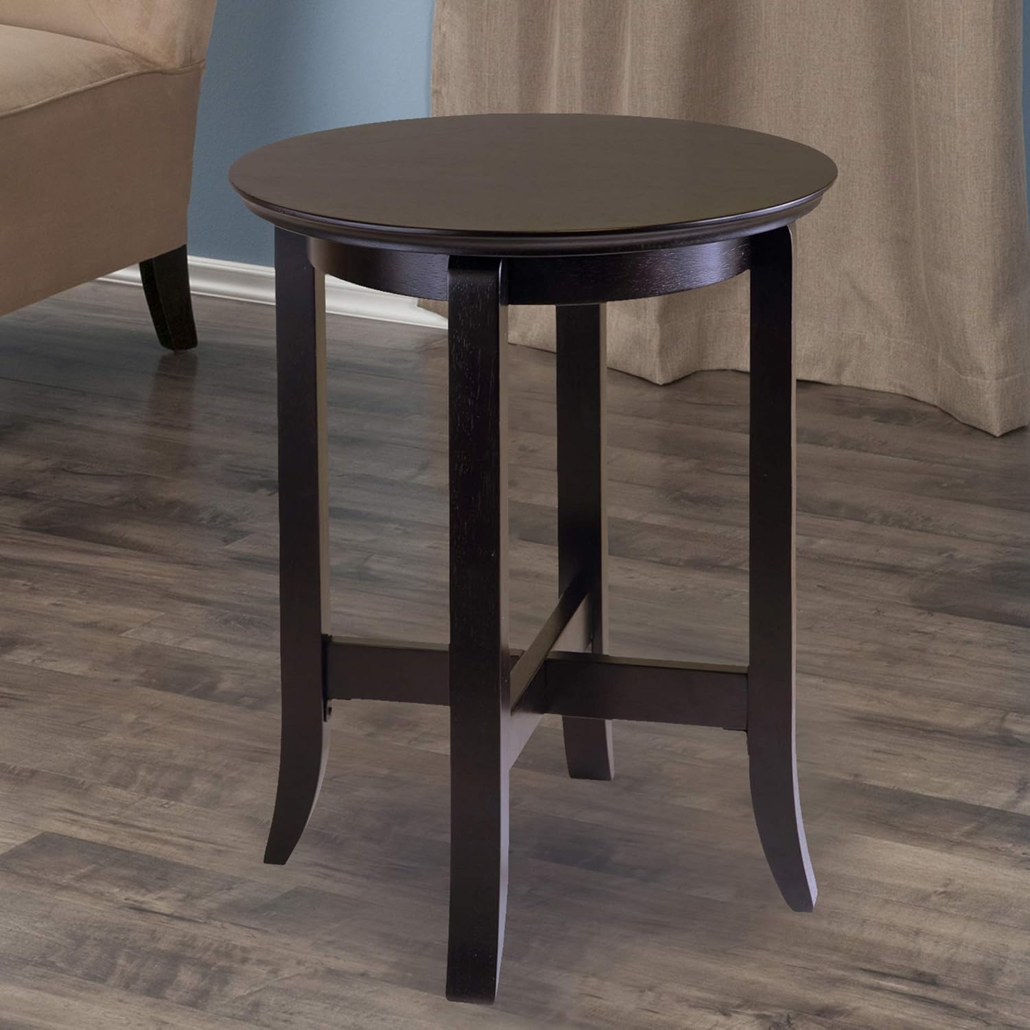 Winsome Toby Occasional Table, 18 inches, Dark Espresso