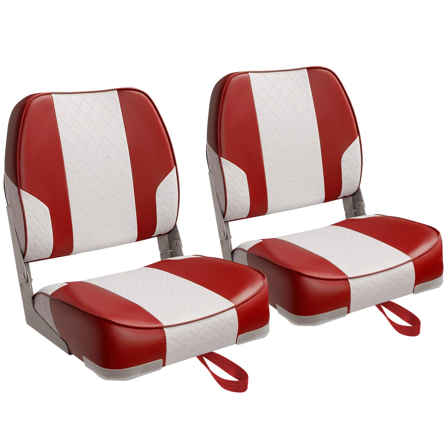 Leader Accessories A Pair of New Low Back Folding Boat Seats(2 seats)