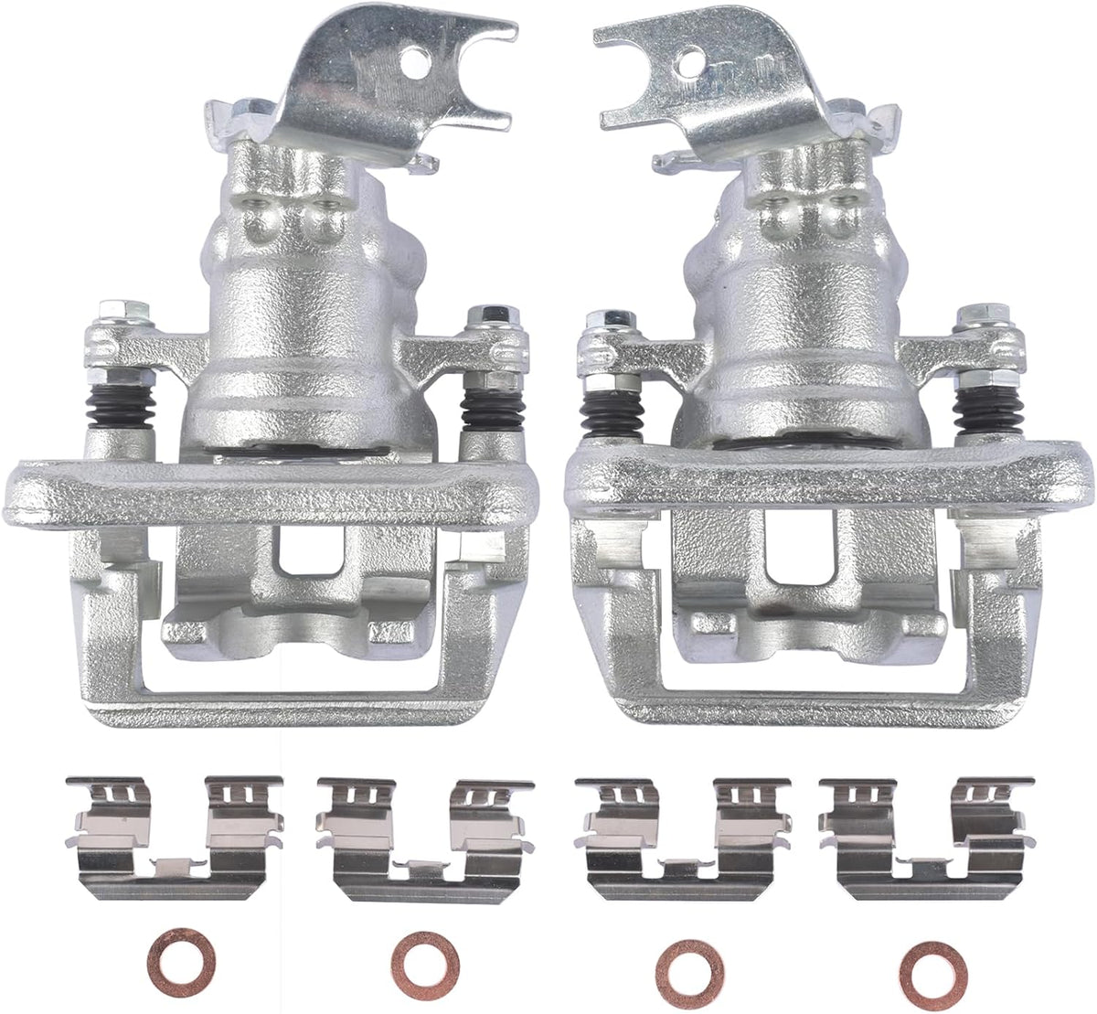 19-B3358 19-B3359 Disc Brake Caliper Assembly with Bracket Replacement for Select Honda and Acura Models - Accord 2008-2012, TSX 2009-2014 - Rear Driver and Passenger Side