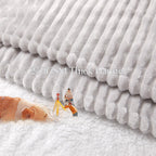 Heated Blanket Throw Size, Soft and Cozy Electric Heating Blanket for Bed, Automatic Safety System 6 Heating Levels & 4 Hours Auto-Off, 50" x 60" Dark Grey