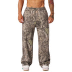 Dsewpaur Herren Camo Grafikdruck Sweatpants Athletische Gym Jogger Streetwear Hosen Elastischer Bund Weites Bein Trainingshosen