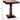 Frenchi Furniture Table, 22.58 x 22.06 x 22.06 in, Mahogany