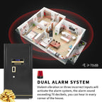 Cofre de Segurança Grande MLJ 8.1 Cu. Ft., Cofre à Prova d'Água e de Fogo, Cofre Doméstico com 2 Prateleiras Removíveis e Armários Internos para Armazenar Dinheiro, Medicamentos, Joias e Outros Objetos de Valor (Fechadura com Teclado)