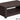 Flash Furniture Seneca Chocolate Brown Faux Rattan Coffee Table