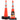 Xpose Safety 28 Inch Orange Slim Line Traffic Cones with 6" & 4" Collars, 24 Pack Multipurpose PVC Plastic Safety Cone for Parking, Soccer, Caution, Kids & Construction - DOT Approved