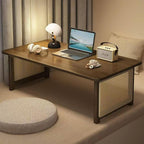 Japanese Floor Table Bamboo Folding Coffee Table Portable Solid Wood Japanese Coffee Table, No Assembly Japanese Dining Table for Sitting on The Floor, Easy Storage(31.5 * 18.9 * 13.8in.)