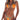 TASHEHE Women's Triangle Thong Bikini Set Sexy String Brazillian Two Piece Swimsuit Cute Bathing Suit - Orange - Small