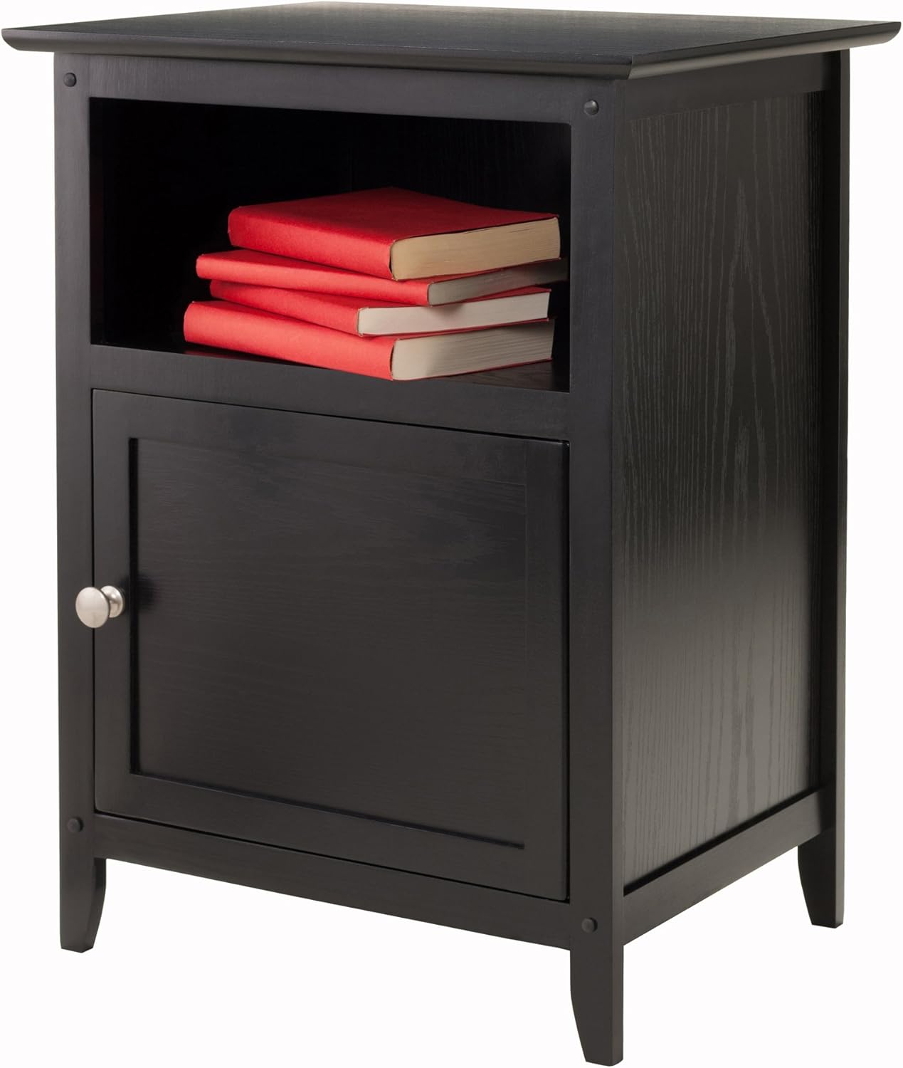 Winsome Henry Accent Table, 19 inches, Black