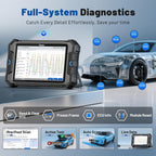 Bidirectional OBD2 Scanner VDIAGTOOL VD80 BT, 2025 Topology Mapping Scan Tool with 42+ Resets, Wireless Full System Car Scanner Diagnostic Tool, ECU Coding, FCA AutoAuth, CAN FD/DoIP, 3 Years Update