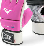 Everlast Evercool Breathable and Comfortable Full Wristwrap Support Neoprene MMA Kickboxing Gloves with Mesh Palm and Knuckle Padding