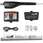 Mighty Mule Gate Opener, Solar Ready, Automatic Gate Opener for Dual Swing Gates up to 300lb or 12ft, with Precision Installation Ruler, Upgraded Kit, MM272-A