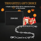 Chaîne de portefeuille Chaîne de pantalon Chaîne Hip Hop Punk Chaîne de jeans Chaîne de clés Goth Rivet lourd Accessoires pour femmes hommes