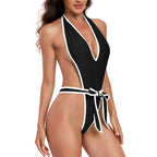 SHERRYLO Maillot de bain monokini profond une pièce maillot de bain pour femmes maillots de bain exotiques plongeants sexy trikini maillots de bain