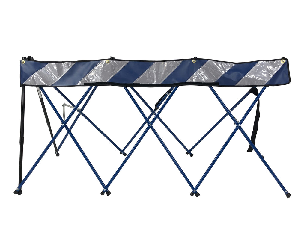 Flex-Safe Safety Barriers, Portable Expandable Barricade 5 ft Traffic Barricade Parking Barrier Folding Security Gate Scissor Gate Traffic Cones Alternative High Vis Yellow