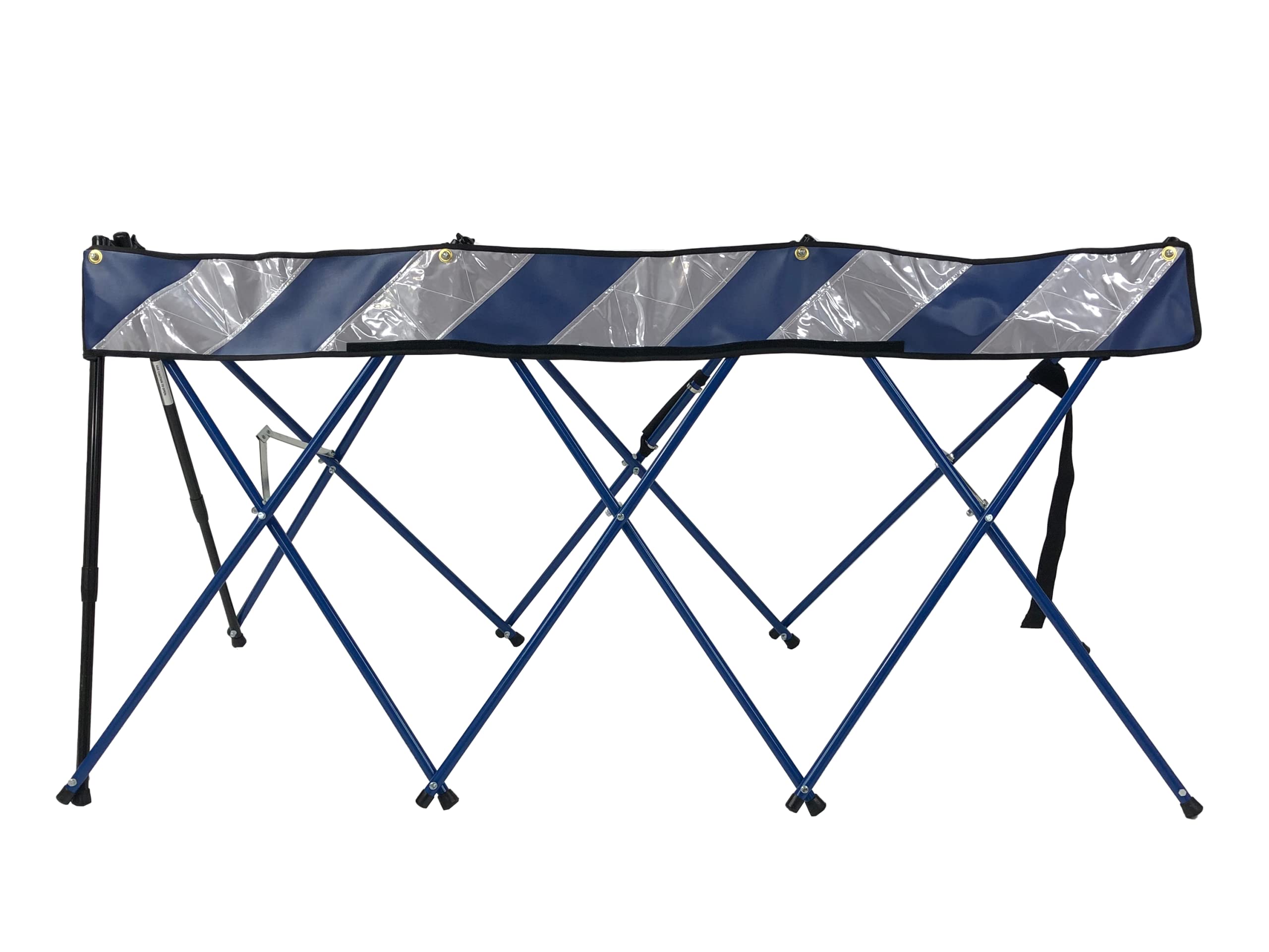 Flex-Safe Safety Barriers, Portable Expandable Barricade 5 ft Traffic Barricade Parking Barrier Folding Security Gate Scissor Gate Traffic Cones Alternative High Vis Yellow