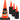 Xpose Safety 28 Inch Orange Traffic Cones Heavy Duty 10lb, 24-Pack - Multipurpose PVC Plastic Safety Cone for Parking, Soccer, Caution, Kids and Construction - DOT Approved