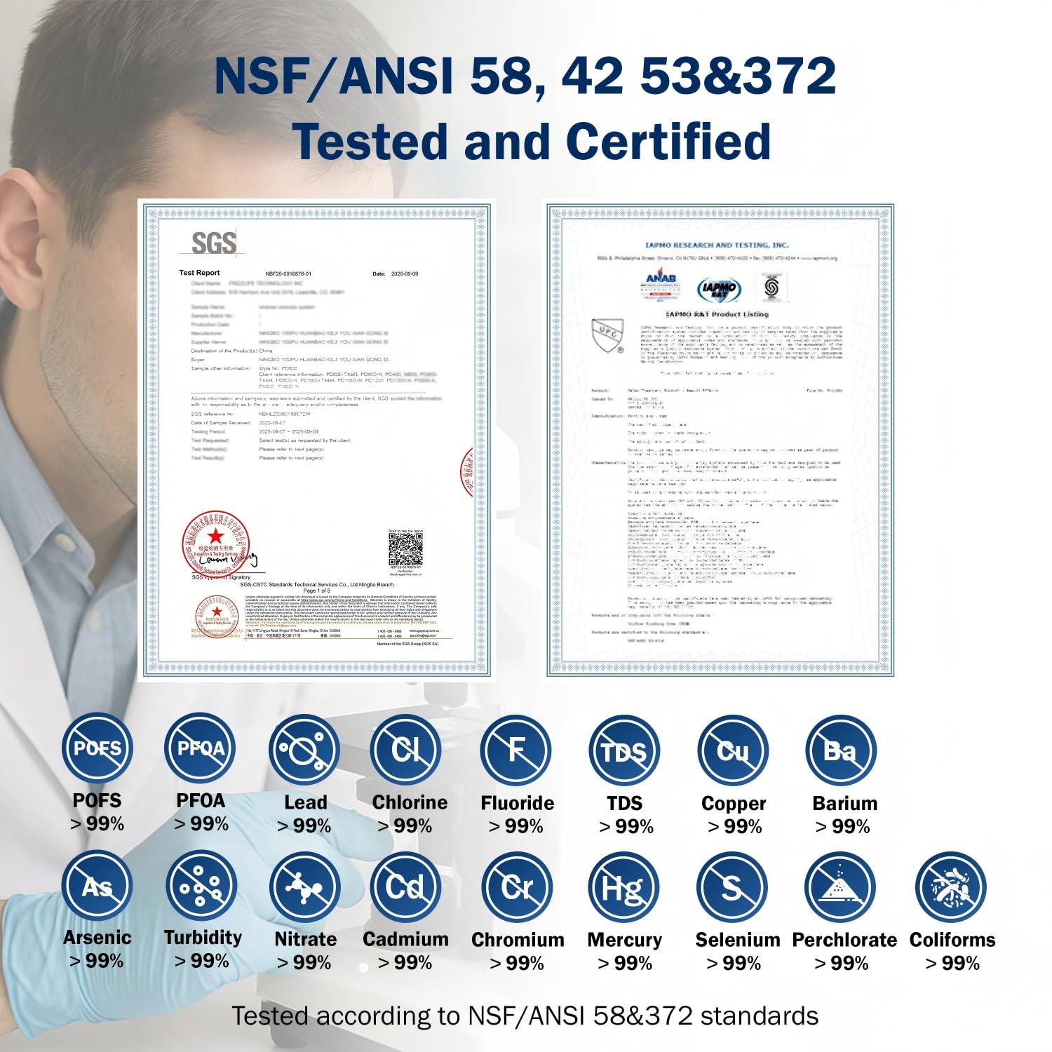 Frizzlife 1000GPD Reverse Osmosis Water Filter, Alkaline Mineral pH+ Reverse Osmosis System, 9-Stage Filtration Tankless RO Water Filter System, 2:1 Pure to Drain, Under Sink, Reduce TDS, PD1000-TAM4