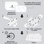 Rycwola hovedgærde pude i imiteret pels med 2 stk nakkepuder stor hovedgærde pude blød og støttende med aftageligt betræk (Beige, Queen)